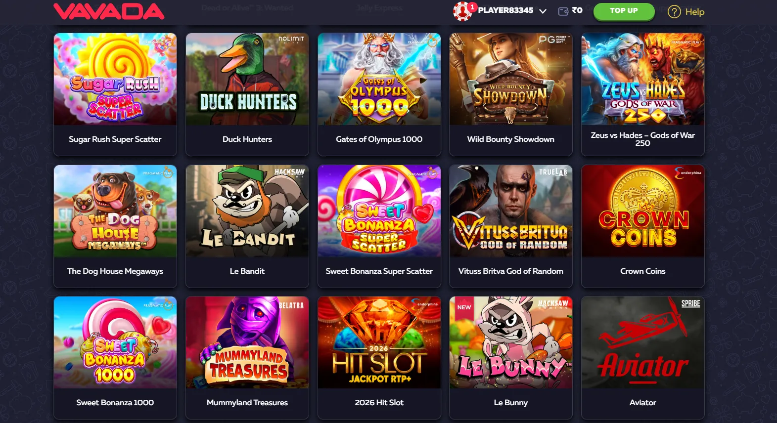 Best slots and popular games in Vavada Casino 